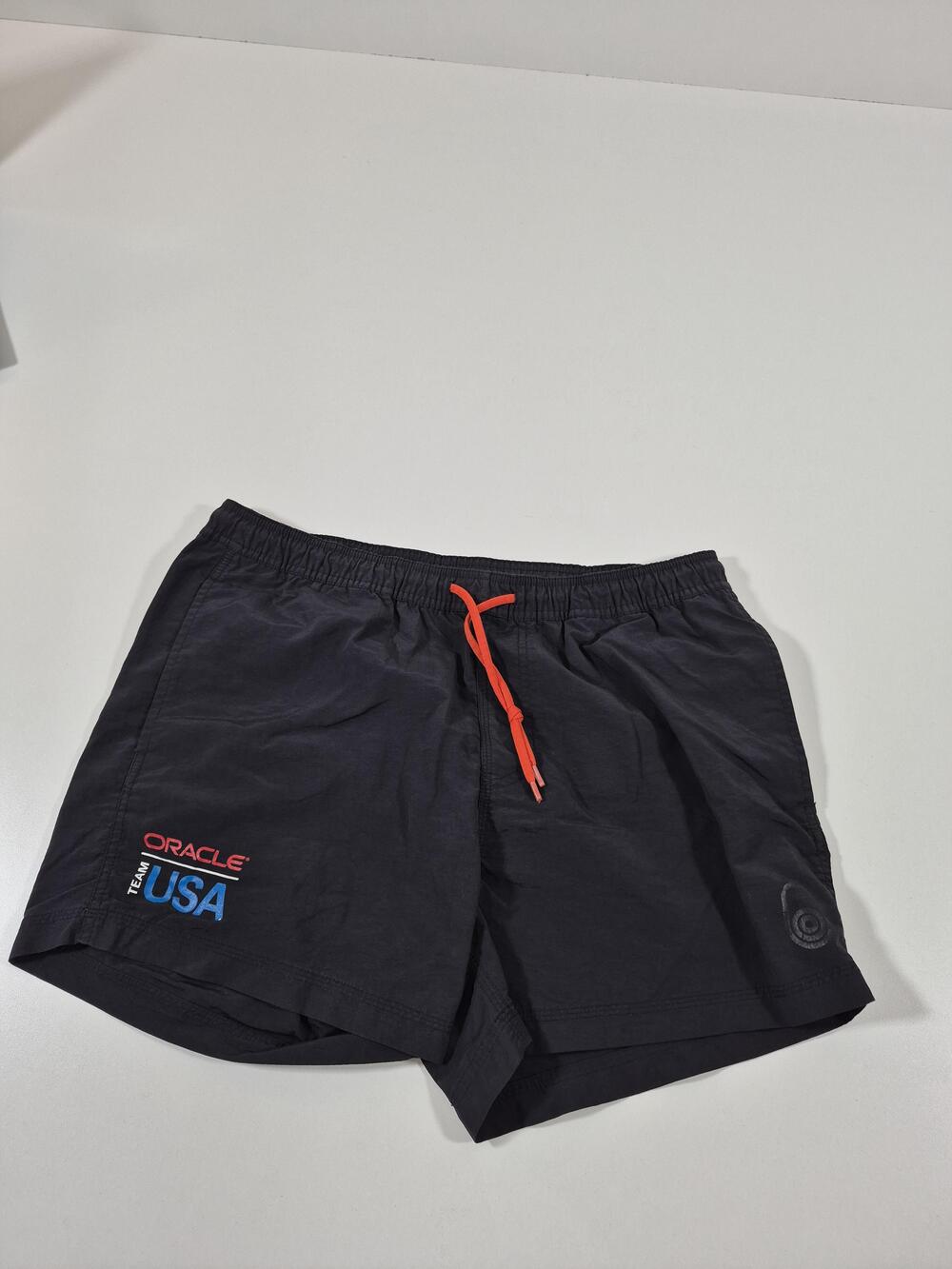 Sail Racing Oracle Team USA Men's M Black Swim Trunks Volley Shorts Lined